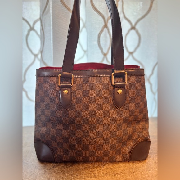 🤎SOLD🤎 Louis Vuitton Hampstead PM Tote Bag in Damier Ebene - Picture 4 of 7